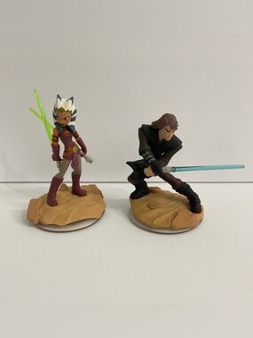 Disney Infinity 3.0 Star Wars Ahsoka Tano & Anakin Skywalker Figures